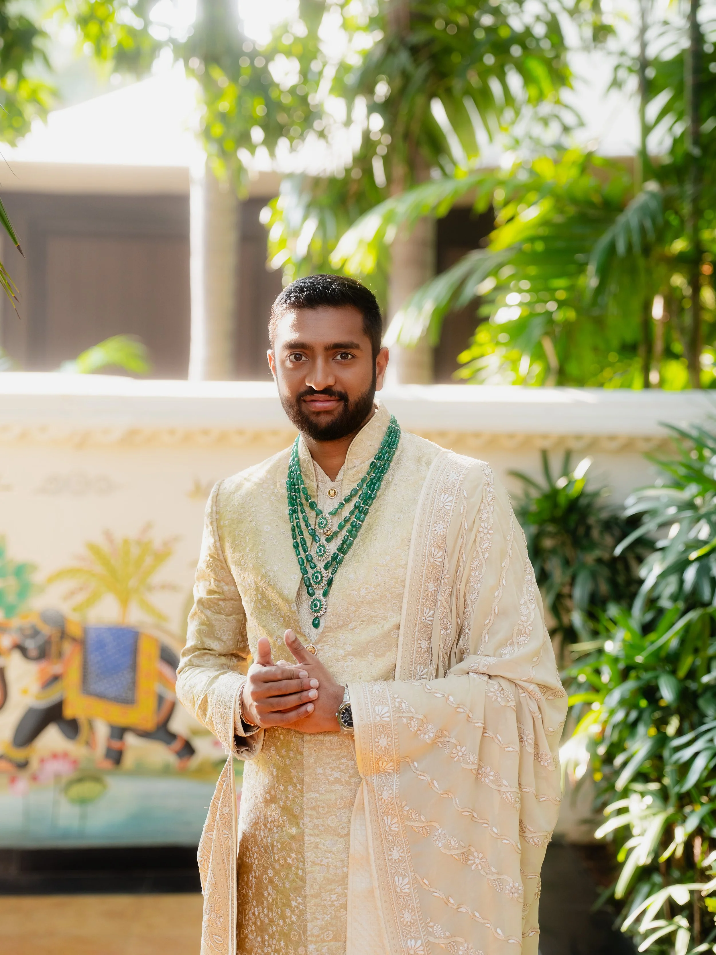 Beyond the Brooch: Why the Modern Groom's Real Style Statement Now Hangs Around His Neck — styled by Shreya Gupta Kedia