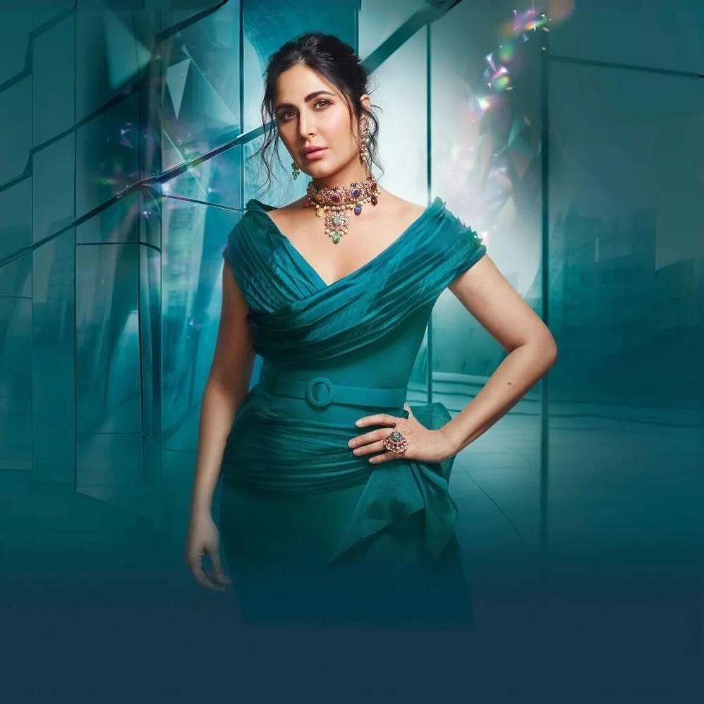 Katrina Kaif styled by Shreya Gupta Kedia for a Kalyan Jewellers shoot